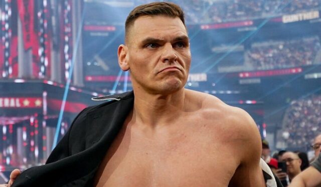 Gunther mudou em uma grande atualização da WWE


