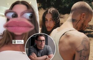 Hailey Bieber aparentemente assume Scooter Braun depois que ele elogiou o novo álbum de Justin: “Obsession” Hailey Bieber aparentemente assume Scooter Braun depois que ele elogiou o novo álbum de Justin: "Obsession"