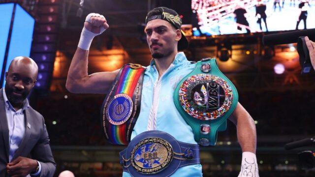 Hamzah Sheraz para Berlanga, Shakur Stevenson defende o título de luz no tênis Open da casa dos EUA

