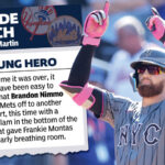Pete Alonso, que atingiu dois jogadores na vitória, se encaixa em três corridas na sétima rodada da vitória do Mets 12-6 sobre o Yankee em 5 de julho de 2025.