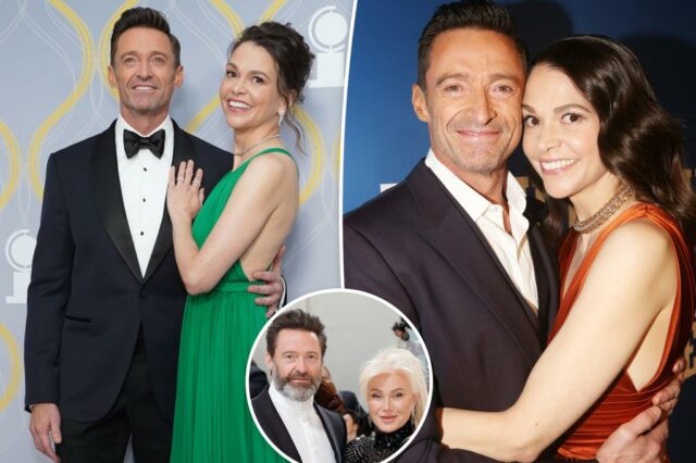 Hugh Jackman e Sutton Foster desfrutam de uma fuga romântica nas montanhas de Massachusetts

