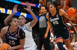 “Ice Ice Baby”: os fãs do UConn mostram amor ao gelo Brady antes de Geno Auriemma e primeiro ano A reação mais alta ao UConn Advanced Brady (Fonte da imagem: @uchenwbb/Instagram)