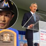 Ichiro fornece uma piada Savage Marlins durante o discurso do Hall of Fame