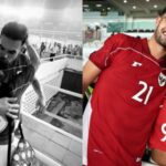 Imprima 6 gols, vá para casa com amor! Jens Raven beijo e abraço Estella Lupatty em GBK