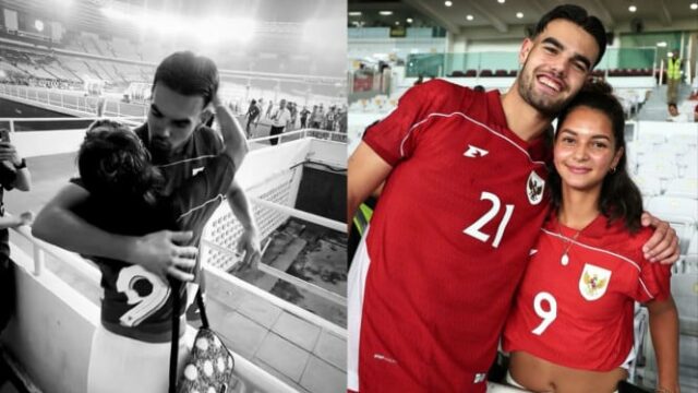 Imprima 6 gols, vá para casa com amor! Jens Raven beijo e abraço Estella Lupatty em GBK

