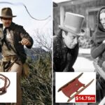 Indiana Jones Whip arrecada US $ 525.000 no leilão de trenó "Citizen Kane" por US $ 14,75 milhões