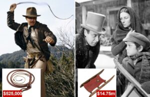 Indiana Jones Whip arrecada US $ 525.000 no leilão de trenó “Citizen Kane” por US $ 14,75 milhões Indiana Jones Whip arrecada US $ 525.000 no leilão de trenó "Citizen Kane" por US $ 14,75 milhões