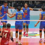 Infelizmente, Pilipinas durante uma partida contra a Tailândia na Sea V-League.