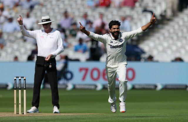International Cricket Ft. 5 prato indiano em Ravindra Jadeja

