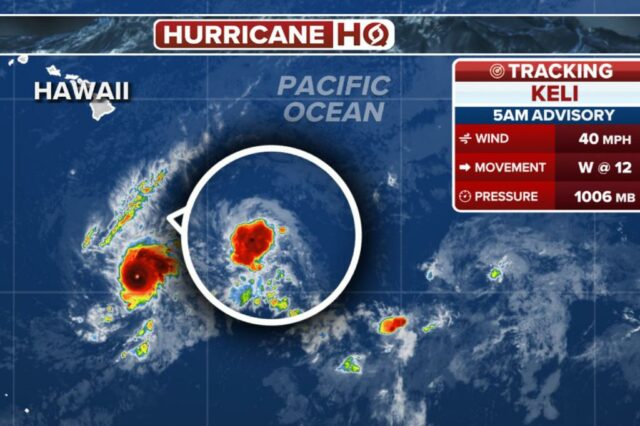 Iona se fortalece no furacão principal ao sul do Havaí quando segue a tempestade tropical

