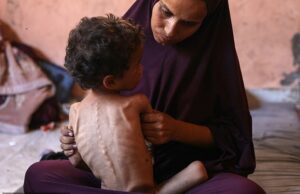 Israel é acusado de “fome em massa” como 100 organizações de caridade BLASS BLASS: pelo menos dez pessoas “morrem de desnutrição” em 24 horas A ONU estimou quase 100.000 mulheres e crianças em Gaza se aproximando da desnutrição