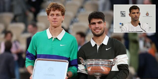 "Jannik Sinner e Carlos Alcaraz não viram o lado ruim da vida" - Grigor Dimitrov alertou que a dupla de estrelas pode mudar com a idade.

