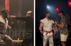 Jason Kelce Filmes Travis, Chuck Liddell, Obtenha punhos falsos Jason-Kelce-Chuck-Liddell-Kal-07-208-2025