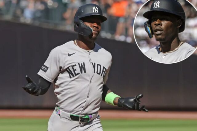 Jazz Chisholm Jr. Yankees não está na série Subway contra o Metts no domingo.