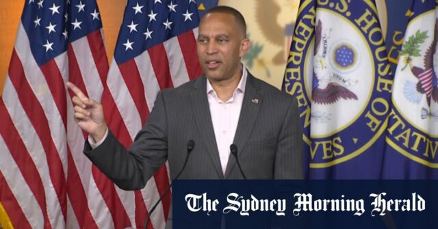 Jeffries liga para liberar todos os arquivos de Erastein e diz que Trump está com medo "

