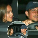 Jessica Alba e Danny Ramirez andam juntos depois do almoço em LA
