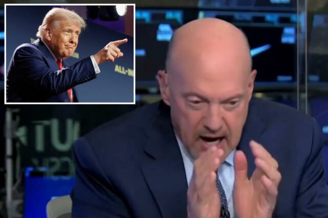 Jim Cramer, da CNBC, diminui o F-Bomb Live, ao admirar a "grande economia" de Trump

