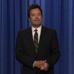 Jimmy Fallon Vices É um "Trump foi tão quente em um telhado com arquivos Epstein e aumentos de vidro" | Vídeo