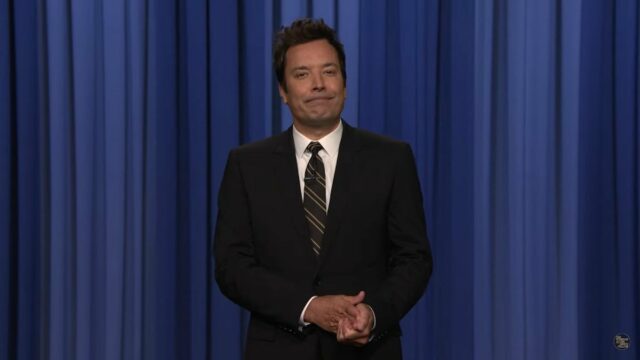 Jimmy Fallon Vices É um "Trump foi tão quente em um telhado com arquivos Epstein e aumentos de vidro" | Vídeo

