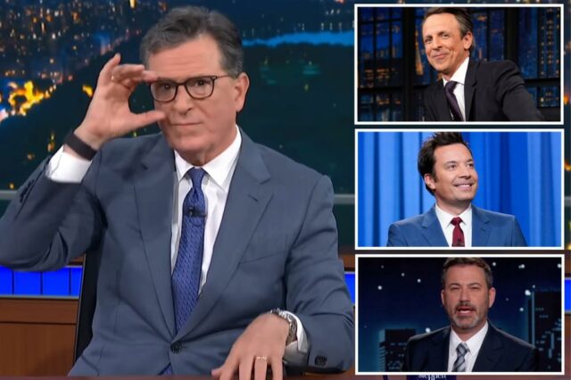Jimmy Fallon e os outros melhores quadrinhos vão chegar a "The Late Show" para se reunir em torno do demitido Stephen Colbert

