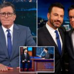 Jimmy Kimmel explode CBS sobre "Late Show" quando ele apoia o amigo Stephen Colbert: "F - K YOU"
