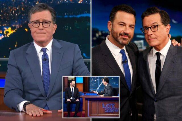 Jimmy Kimmel explode CBS sobre "Late Show" quando ele apoia o amigo Stephen Colbert: "F - K YOU"

