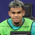 Jogador de futebol Luis Diaz Bayern de Munique. Liverpool ganhou 75 milhões de euros