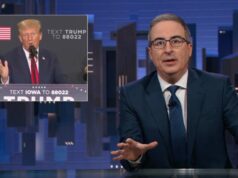 John Oliver arrasta a festa de Halloween ‘insultuosa’ de Trump com tema Gatsby: ‘Uma grande e antiga festa é capaz de matar um monte de gente’ John Oliver chama a listar evidências de amizade de Trump com Epstein: 'Ainda assim, não há nada!