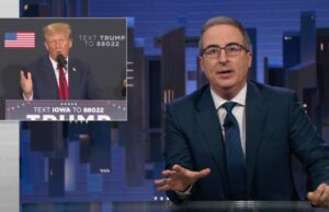 John Oliver arrasta a festa de Halloween ‘insultuosa’ de Trump com tema Gatsby: ‘Uma grande e antiga festa é capaz de matar um monte de gente’ John Oliver chama a listar evidências de amizade de Trump com Epstein: 'Ainda assim, não há nada!