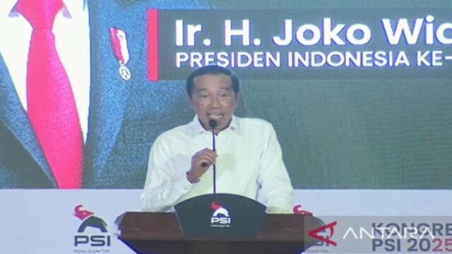 Jokowi sobre escolher o presidente do PSI usando o voto eletrônico: não há mais política por trás da cena


