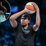 Jonquel Jones, uma estrela da Liberty que não tem lesão no cubo novamente, disse que estava