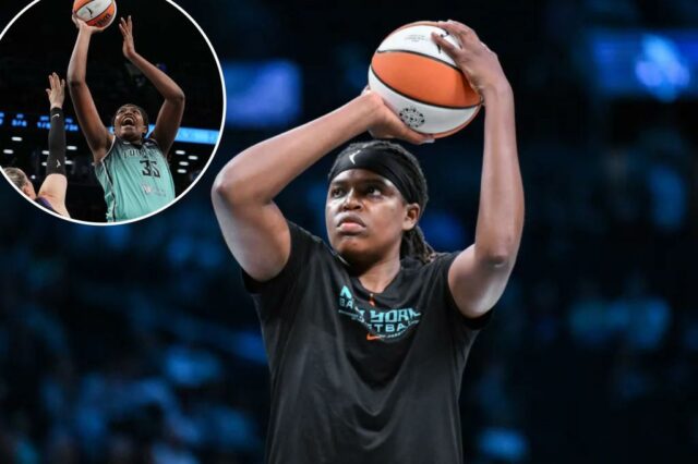 Jonquel Jones, uma estrela da Liberty que não tem lesão no cubo novamente, disse que estava 