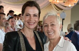 Julia Lemigova vai para os comentários de sub -rogação da esposa Martina Navratilova Julia Louis-Dreyfus lembra da perda de