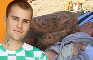 Justin Bieber Caddles Baby Jack Blues Eur Beach Holiday Justin Bieber e Baby Conty X
