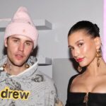 Justin Bieber Sin Shirt Compartilhe PDA com sua esposa Hailey Bieber