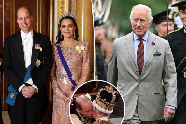 Kate Middleton e o príncipe William concederam o raro poder real do rei Charles

