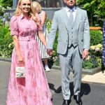 Katherine Jenkins estava de mãos dadas com o marido Andrew Levitas quando chegou a Wimbledon na terça -feira de manhã