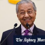 Mahathir e o primeiro -ministro da Austrália Paul Kating para a APEC Top em 1994.