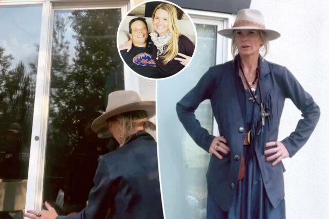 Kelley Wolf tenta entrar em sua família em casa durante uma transmissão ao vivo depois de pedir que Scott Wolf Drops.

