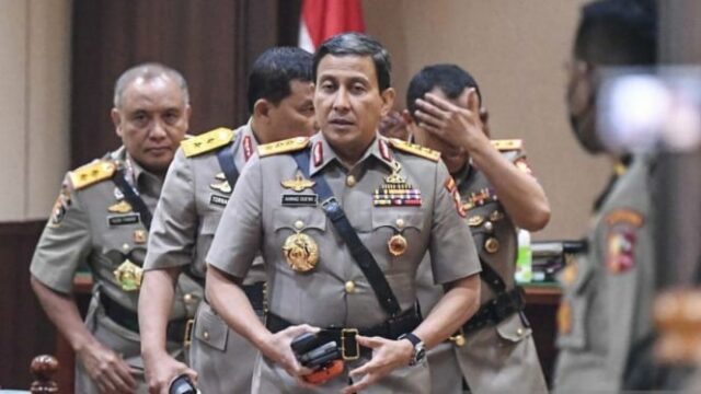 Komjen Ahmad Dofiri entregou oficialmente o cargo de vice -diretor da polícia, que foi o sucessor?

