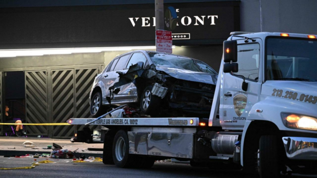 LOS ANGELES: O carro de 30 anos, 30 anos; Motorista para acertar matar

