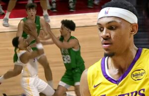 Lakers Doru ficou ferido na base da liga de verão de base Doro Bazyu Lesão 1