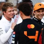Lando Norris (4) McLaren Mcl38 F1 2024 EUA na pista durante o Grande Prêmio. Fonte: Getty
