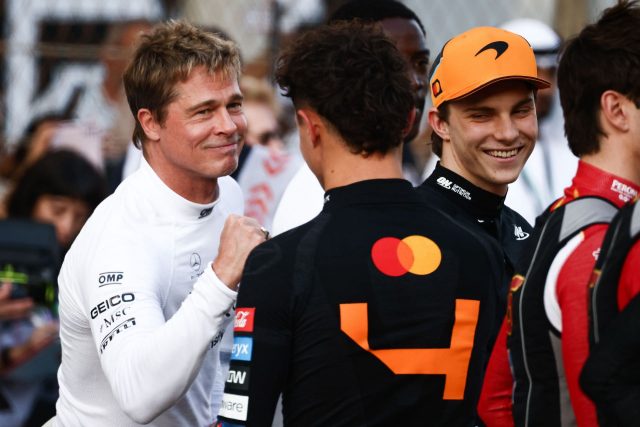 Lando Norris (4) McLaren Mcl38 F1 2024 EUA na pista durante o Grande Prêmio. Fonte: Getty