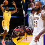 LeBron James precisa de apenas duas palavras para elevar o trovão de brony lakers dunk
