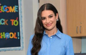 Leia Michele se concentra em ‘estar presente’ não ‘perfeição’ como uma mãe que trabalha Leia Michele Lysol Somo.jpg