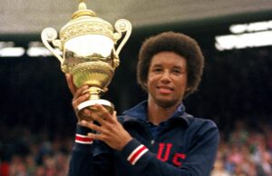 Lembrando o histórico título de Arthur Ashe Wimbledon Lembrando o histórico título de Arthur Ashe Wimbledon
