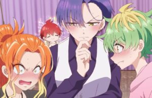 Lidar com Mikadono Sisters é uma brisa Parte 1: Data e hora de lançamento, onde assistir e mais Miwa, Nico e Kazuki são brutos, como visto ao lidar com Mikadono Sisters (foto via Paworks)