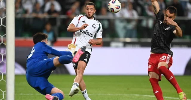 Liga Europa. Pagamento avançado modesto de Legia Varsóvia. Haverá nervo na revanche

