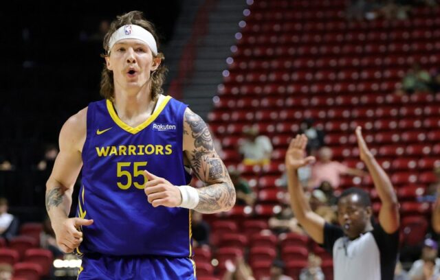 Liga de verão da NBA: o novato do Warrior não elaborado faz a exposição de filmagem no estilo Splash Bros. contra o Jazz

